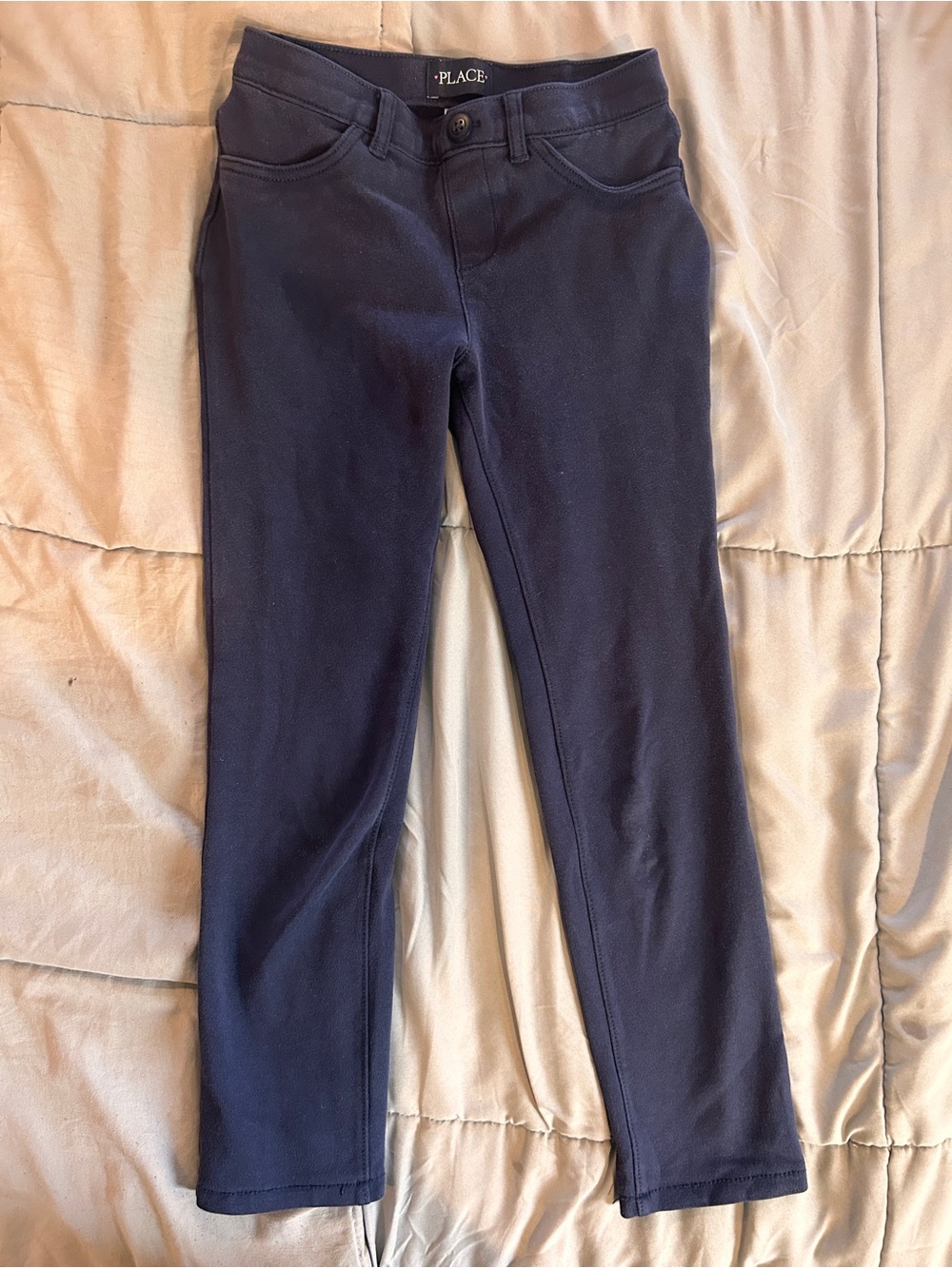 The Children's Place Navy Pull-On Knit Pants